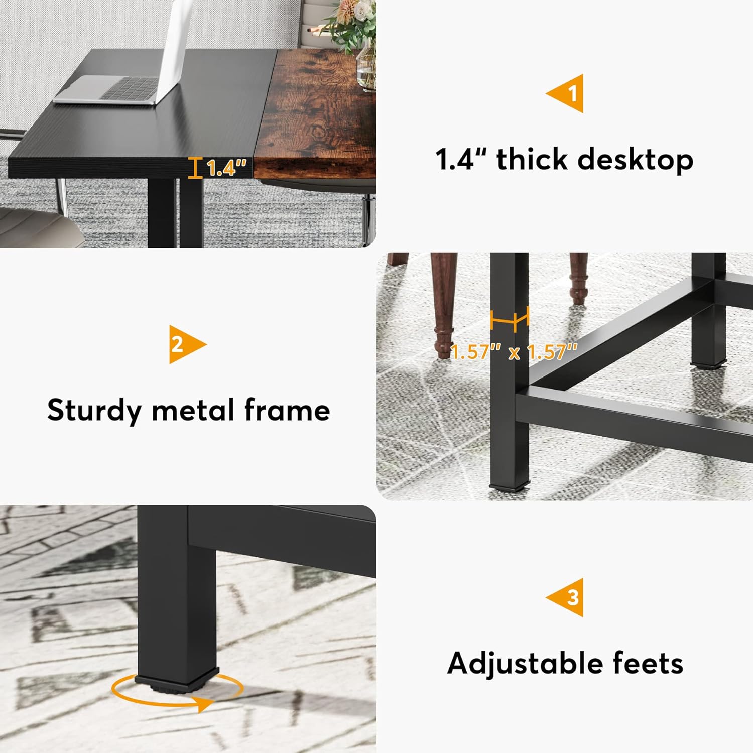 Square Dining Kitchen Table for Small Space